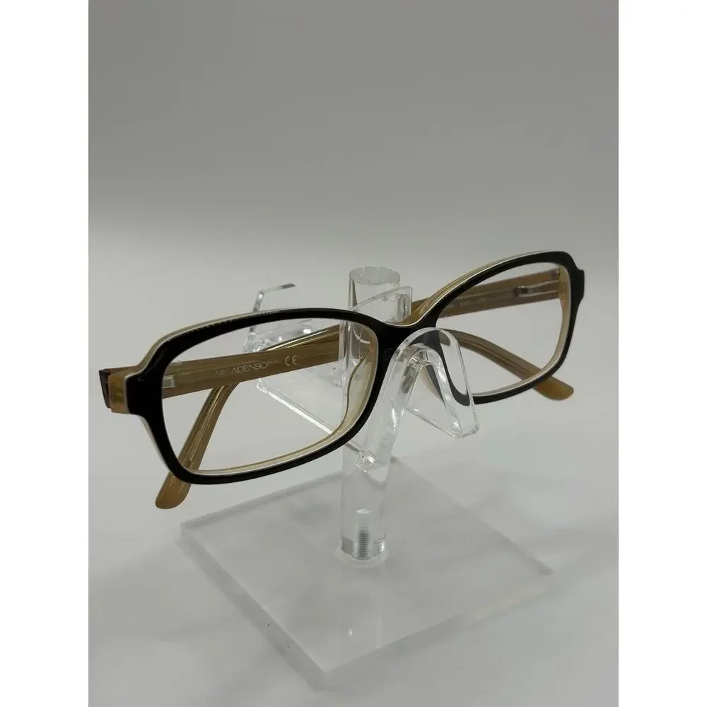 Adensco Adriana EU3 Eyeglasses Brown Caramel Black Women's 54-16-135